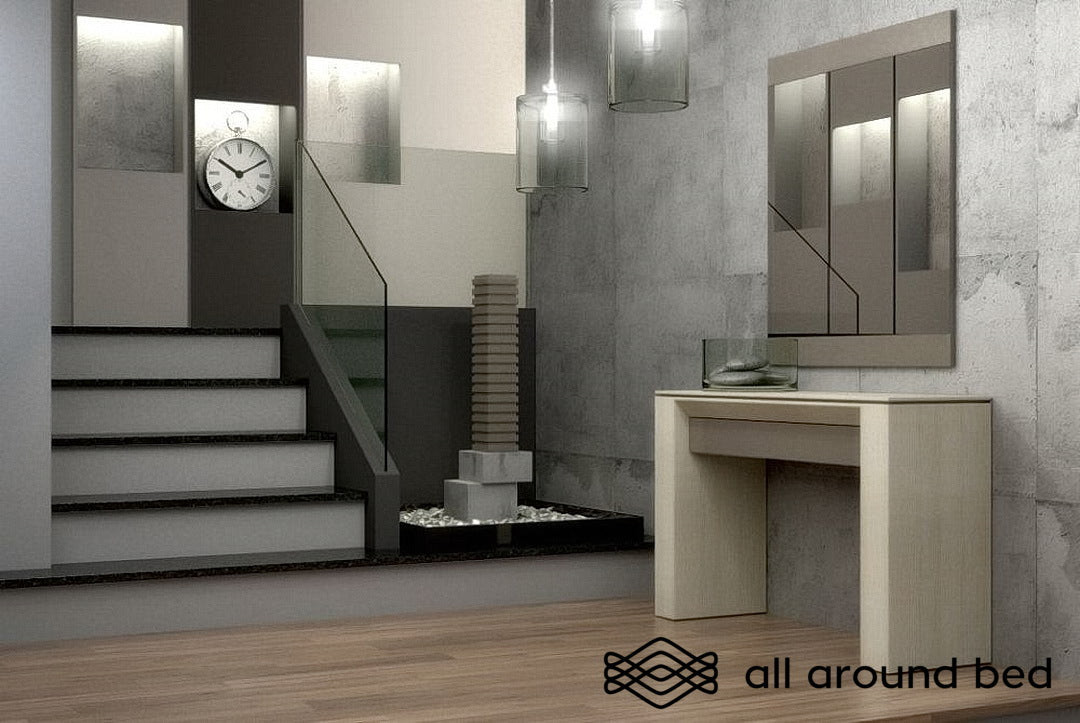ALL AROUND BED-  FLAT CONSOLE